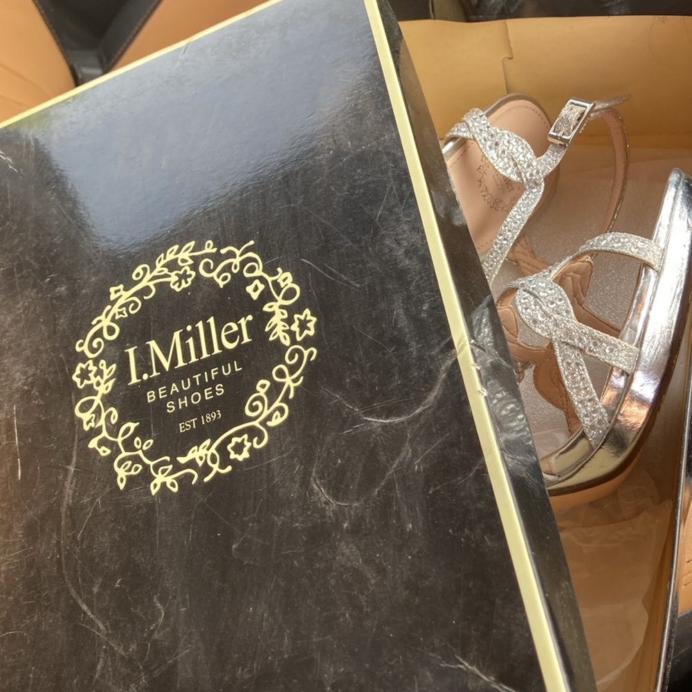 I.Miller silver heels.